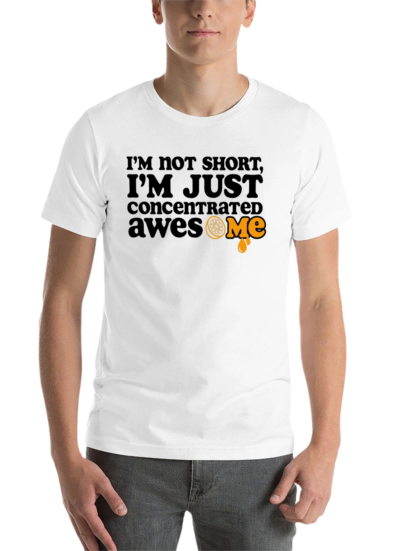 Black Concentrated Awesome Black T-Shirt - Funny Graphic Tee view 14