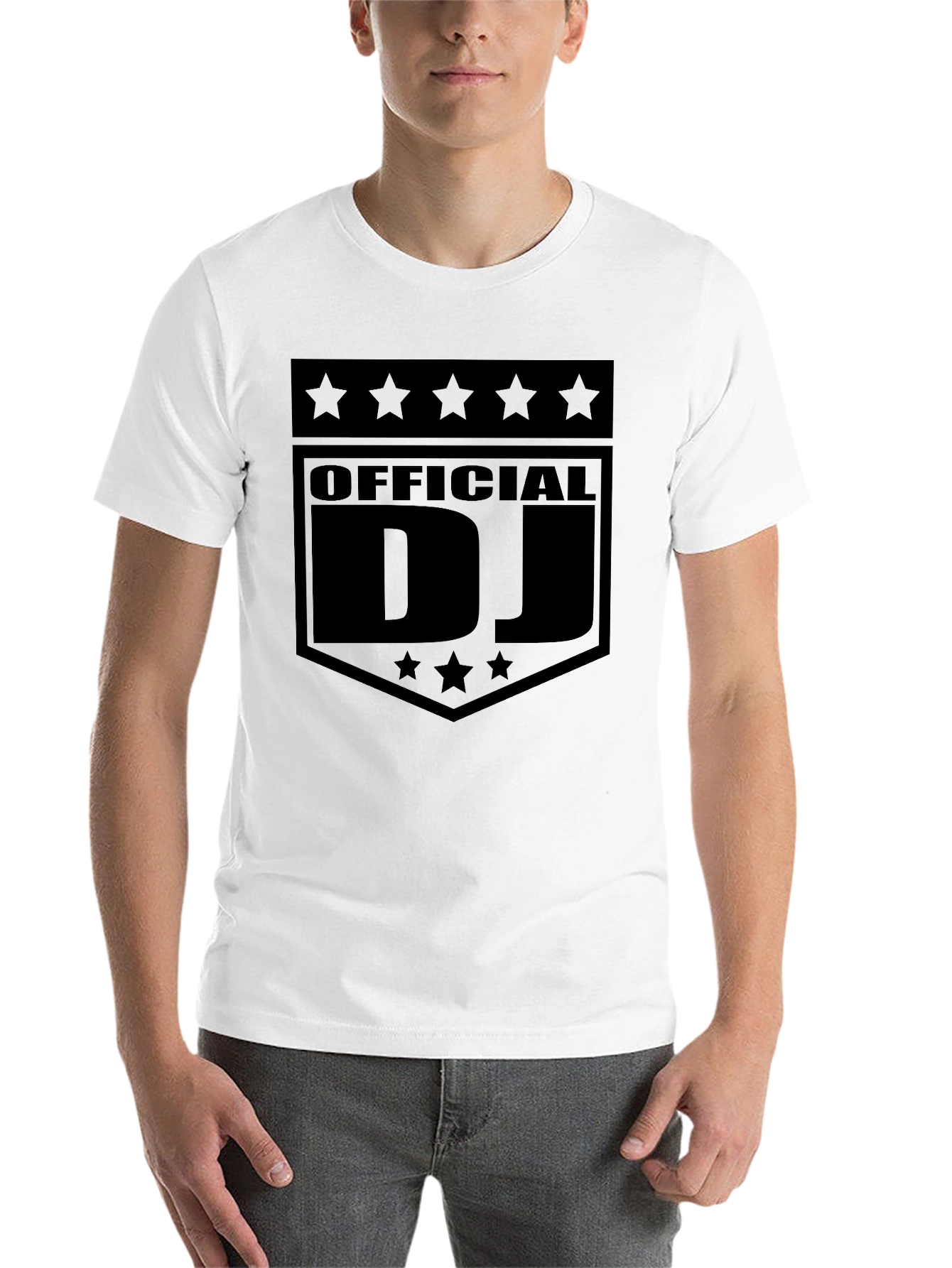 Black Official DJ Star Graphic Tee - Black view 14