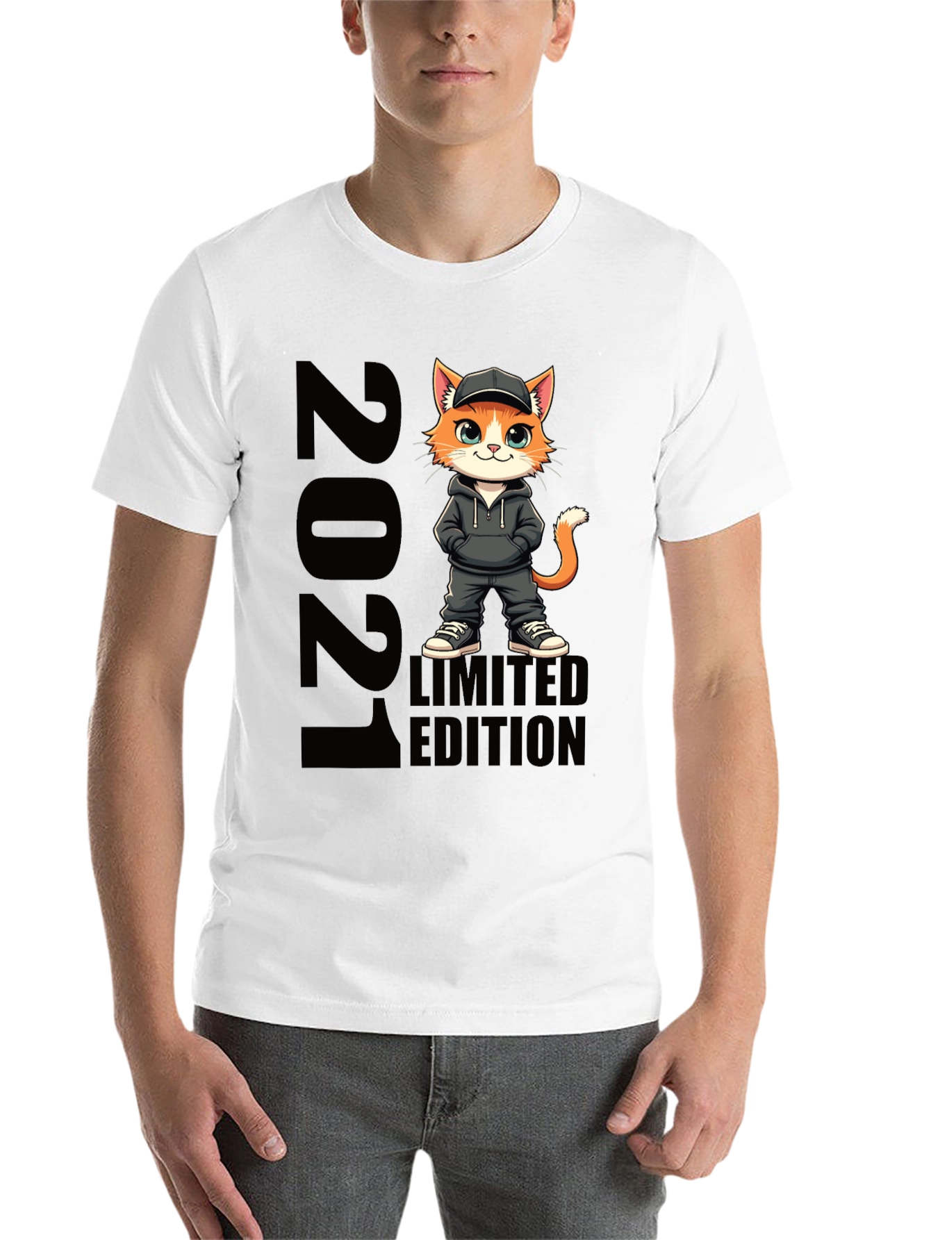 Black 2021 Limited Edition Cat T-Shirt view 14