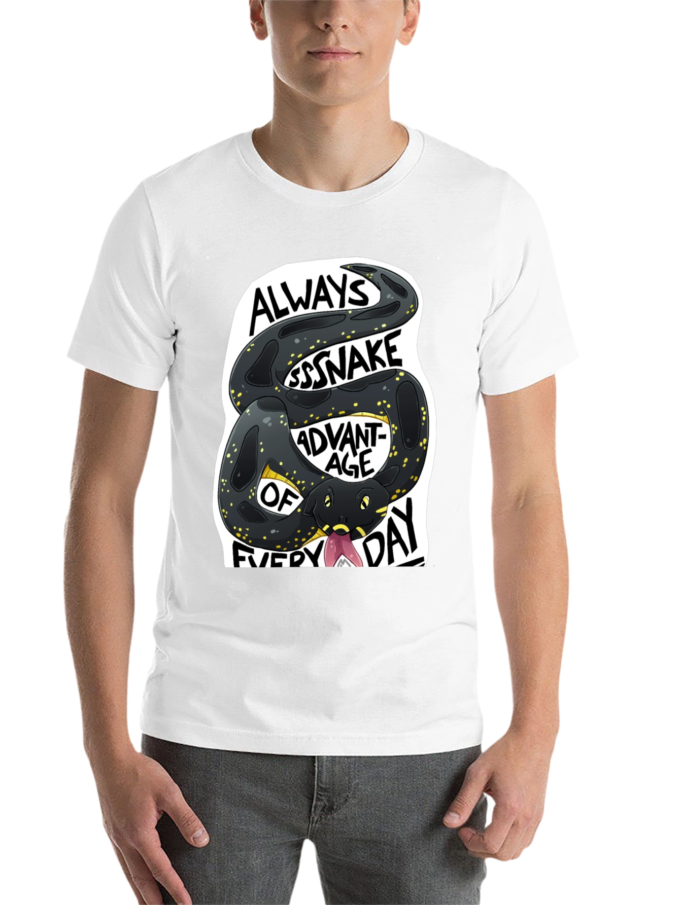 Black Always Ssssnake Advantage T-Shirt view 14