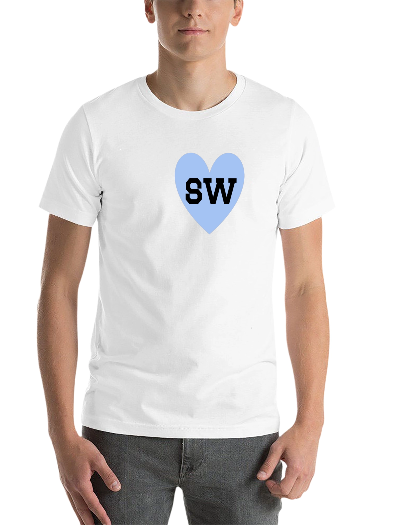 Black Black SW Heart T-Shirt view 14