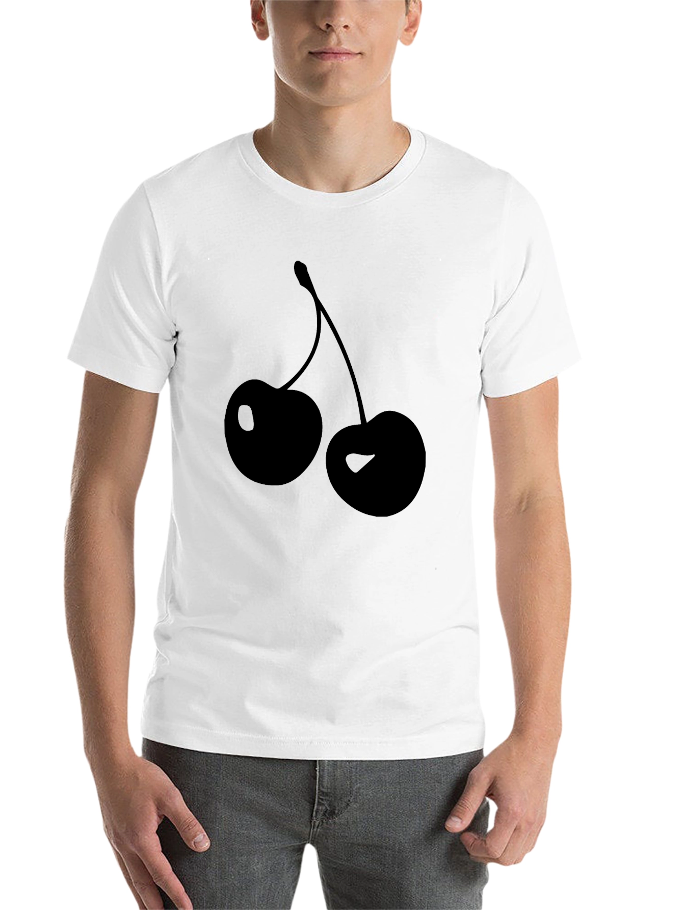 Black Black Cherry Graphic Tee | Casual Unisex Style view 14