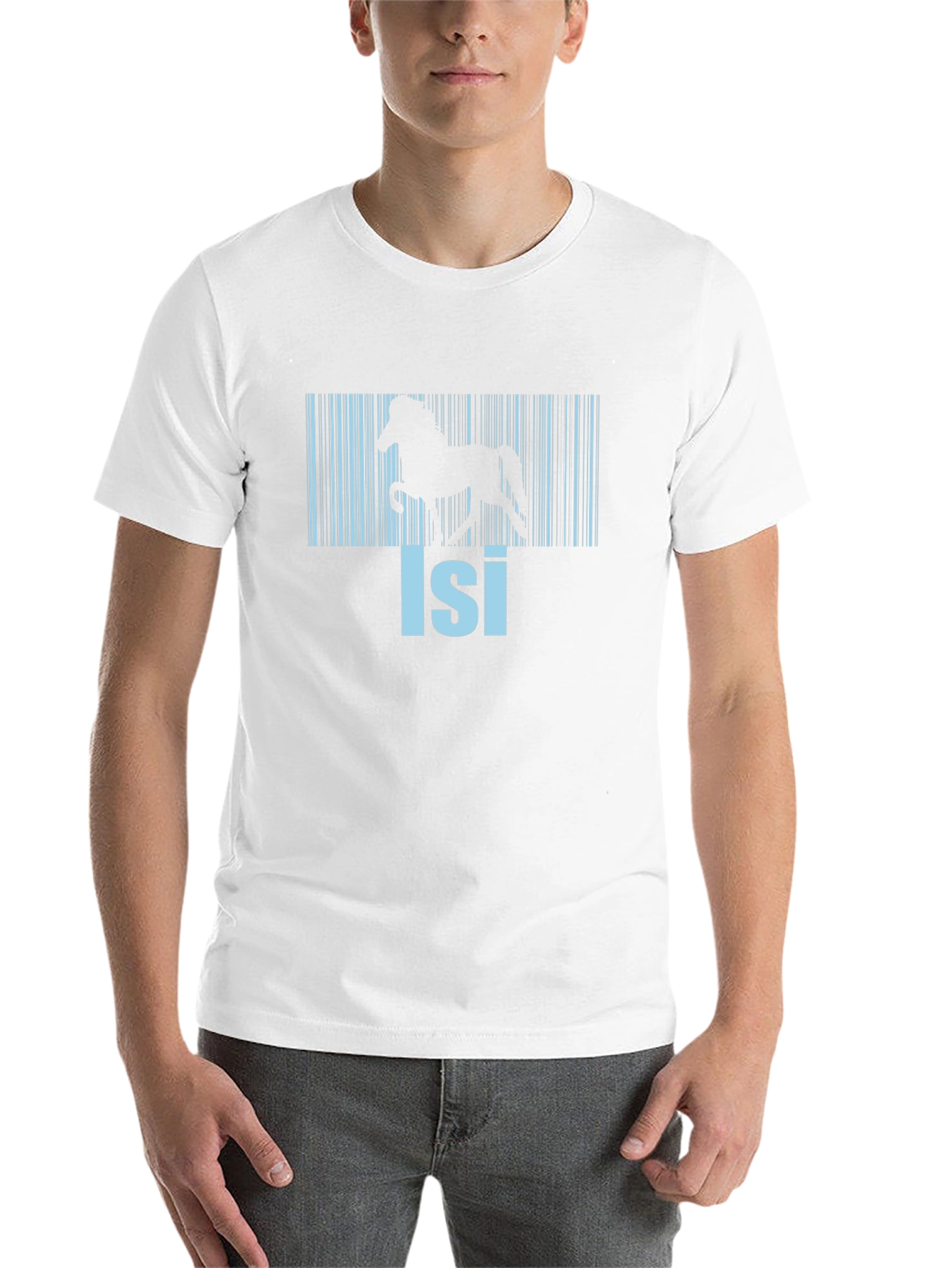 Horse Barcode T-Shirt - Isi - 14