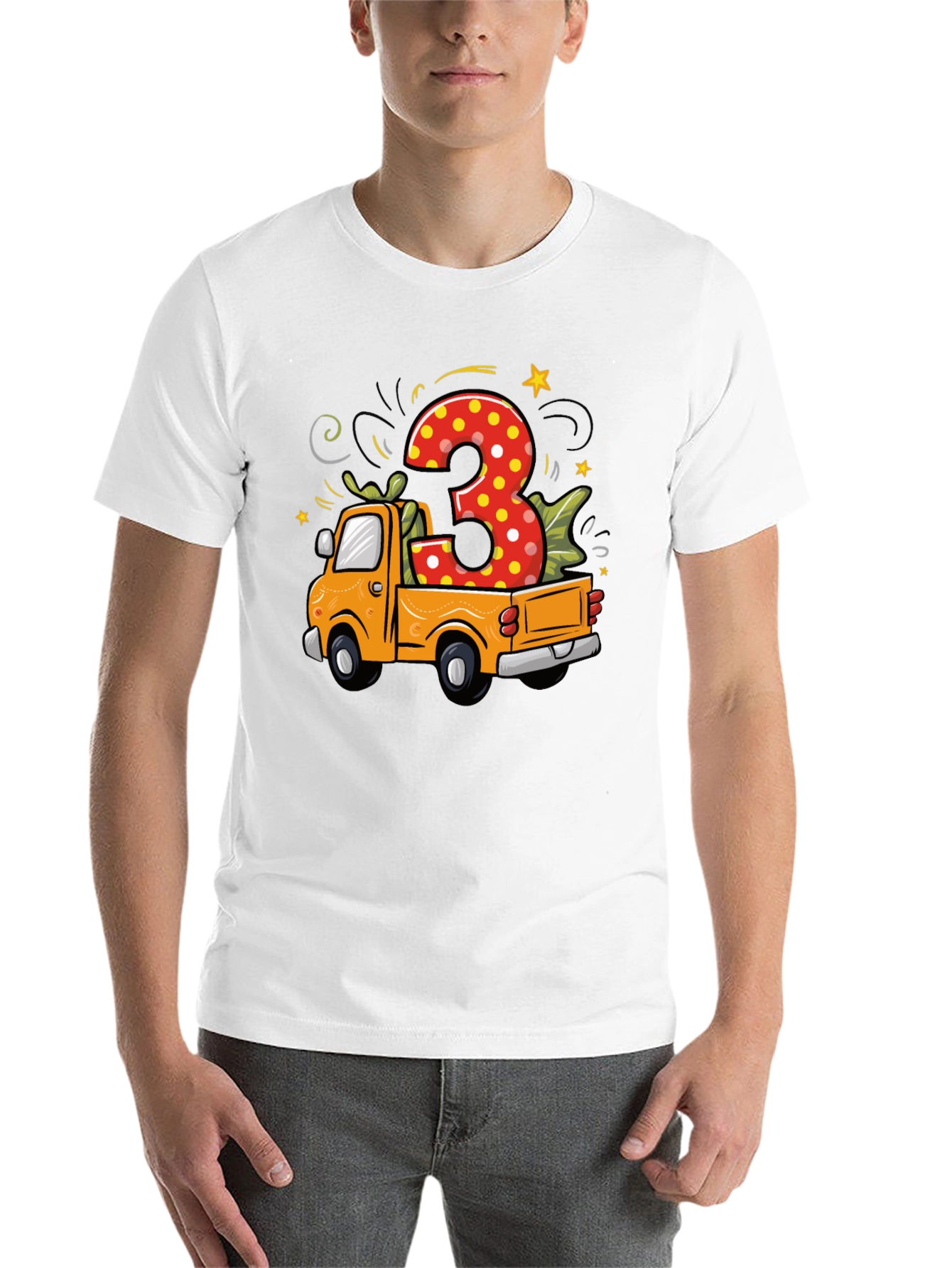 3rd Birthday Truck T-Shirt - 14