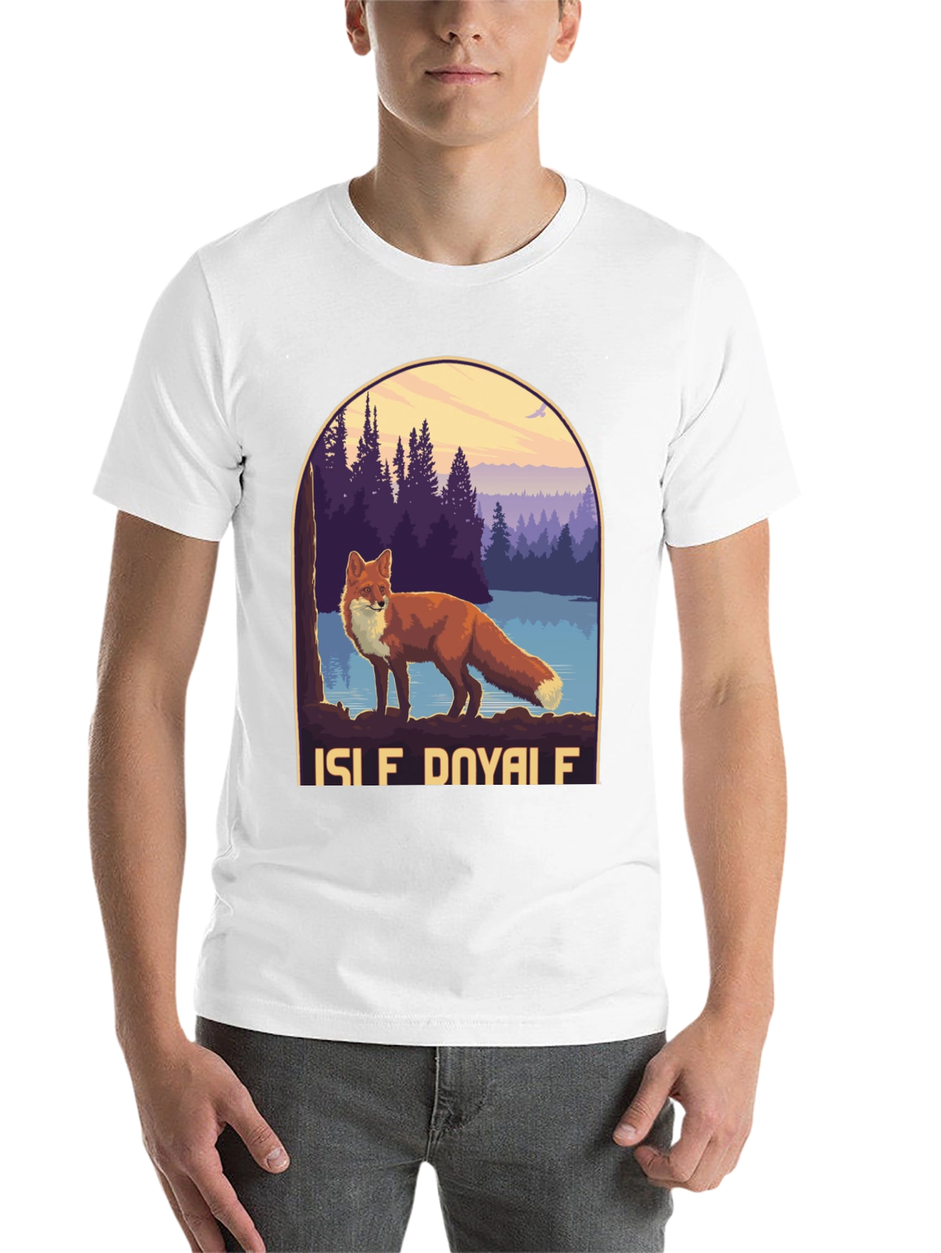 Black Isle Royale Fox Graphic T-Shirt view 14