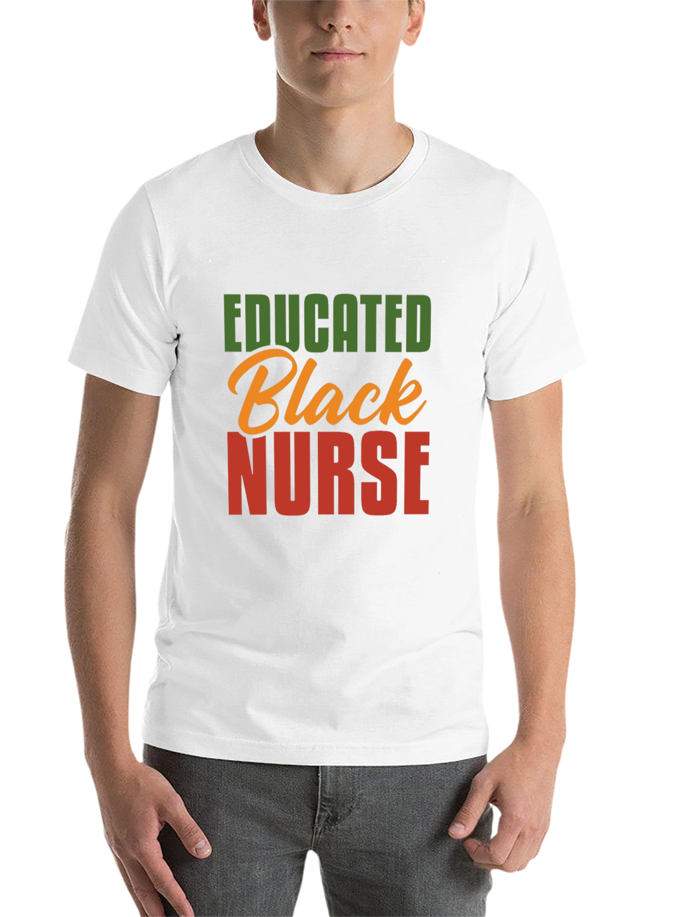 Black Educated Black Nurse T-Shirt - Premium Quality view 14