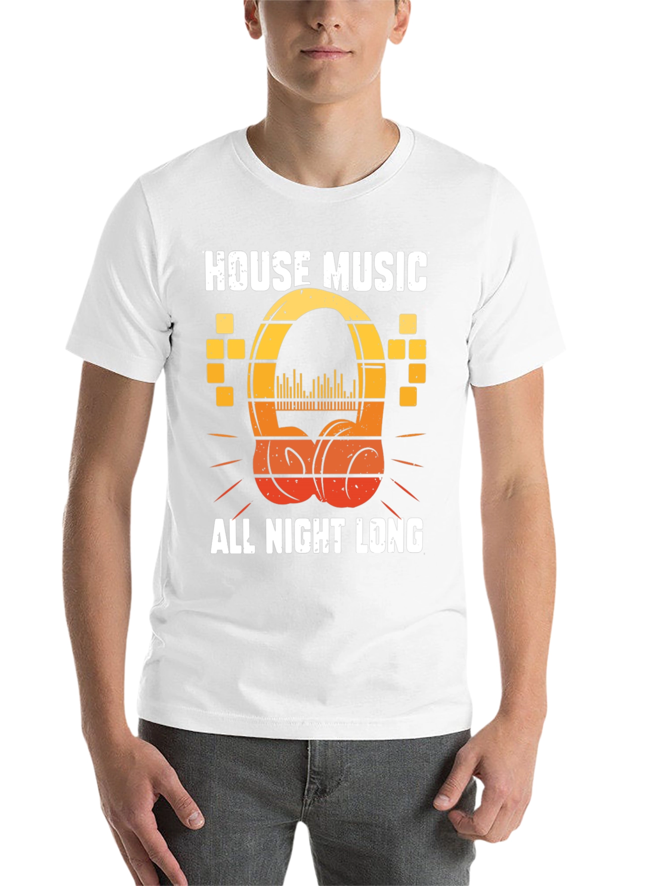 Black House Music All Night Long T-Shirt view 14