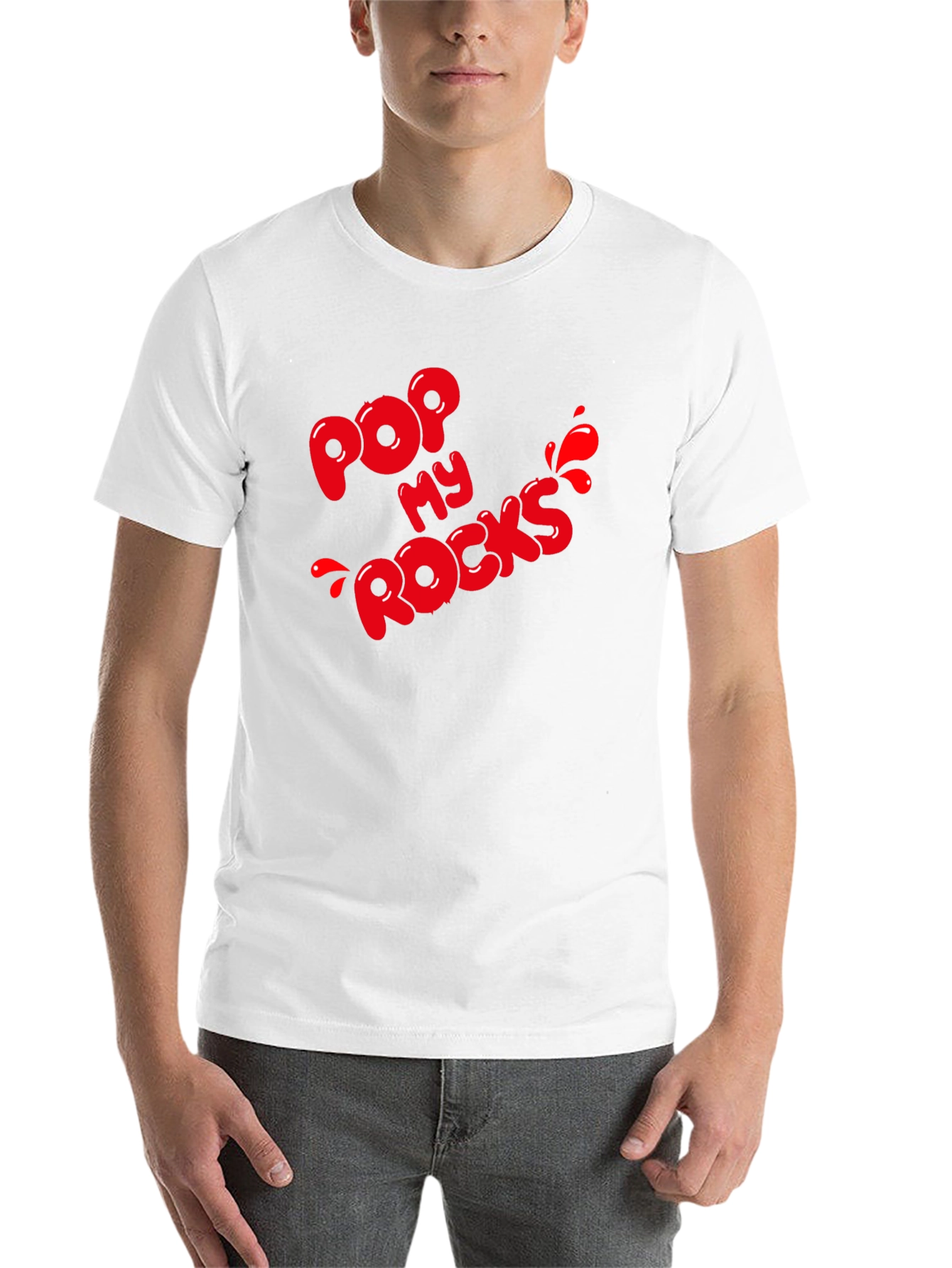 Black Pop My Rocks Graphic Tee - Black view 14