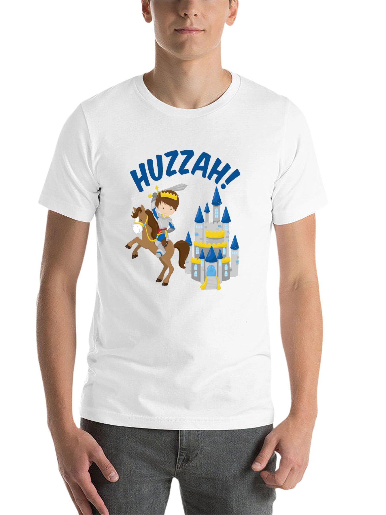 Black Huzzah Knight & Castle Graphic Tee view 14