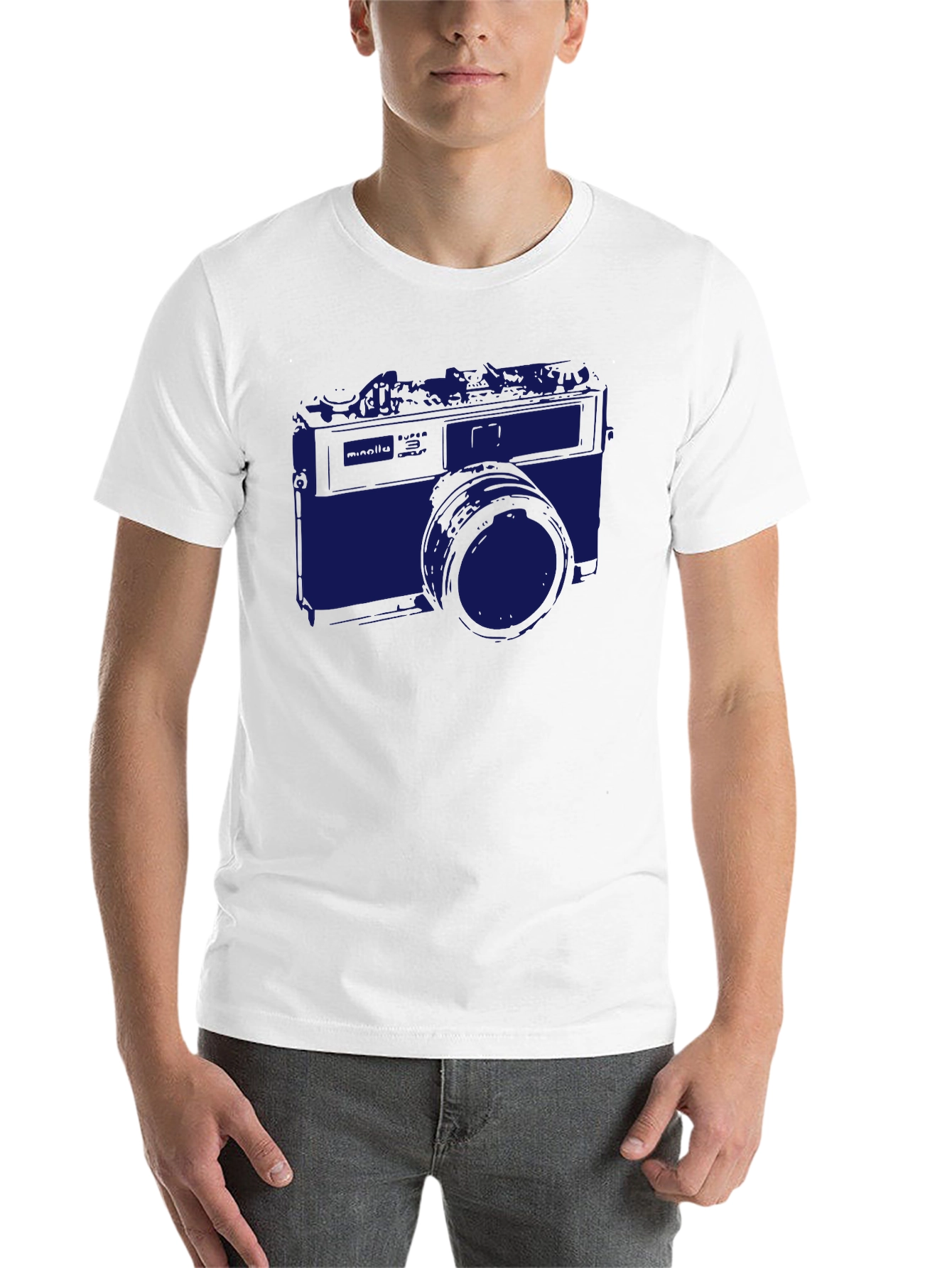 Black Retro Camera Graphic Tee - Classic Style view 14