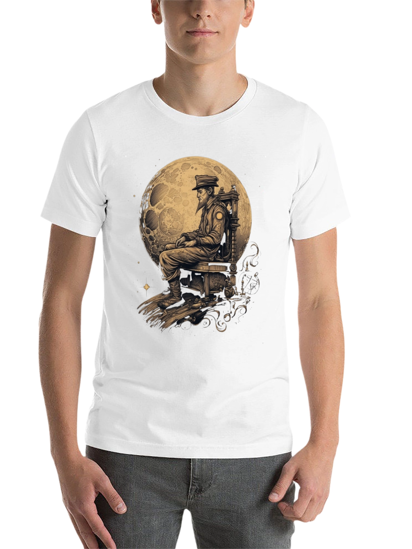 Black Moon Captain Graphic T-Shirt view 14