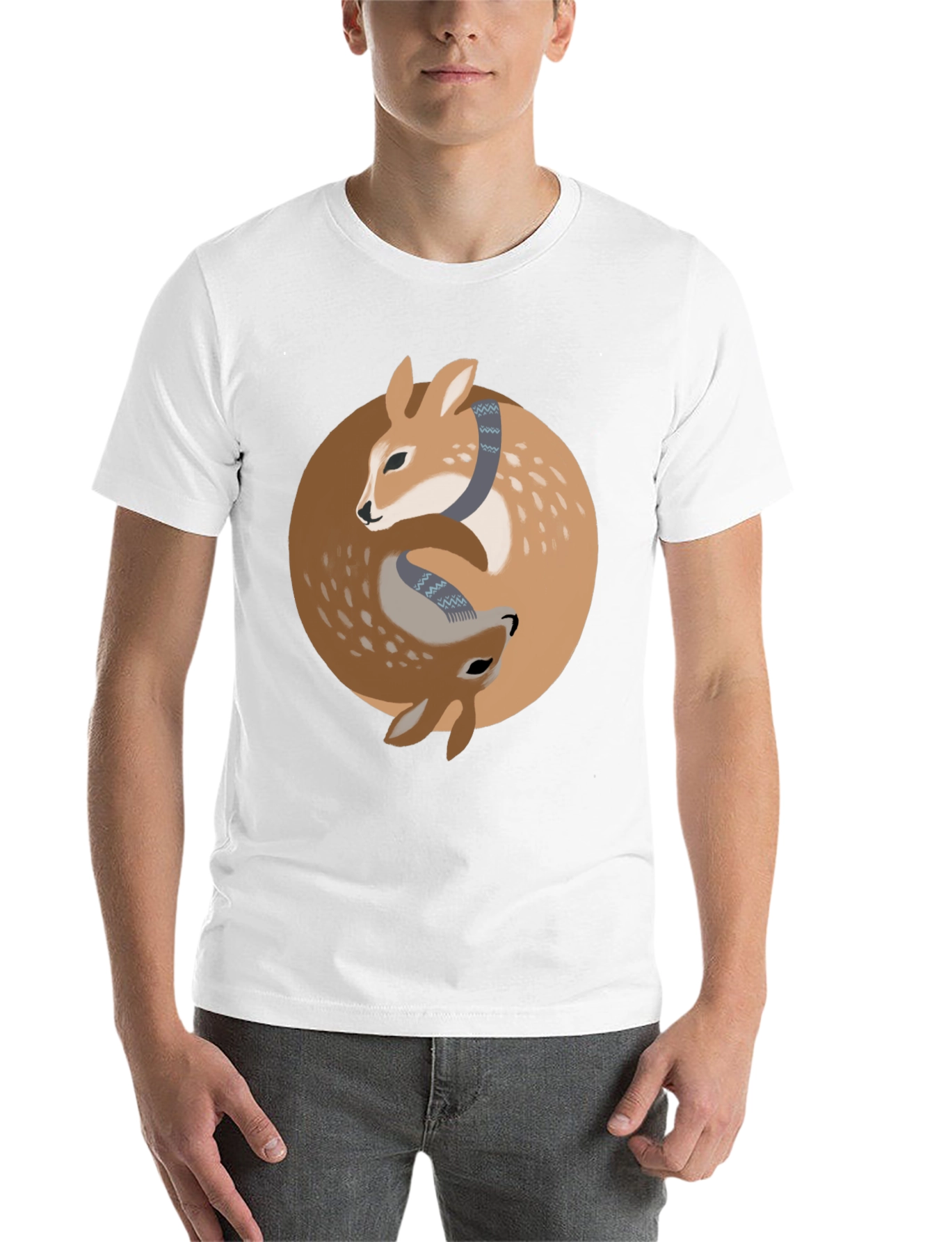 Black Deer Yin Yang Graphic Tee - Comfort & Style view 14