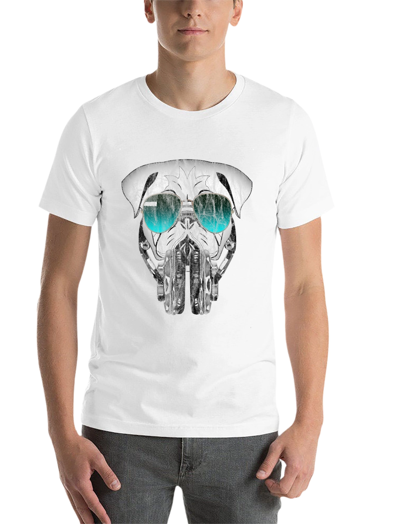 Black Pug DJ Graphic Tee view 14