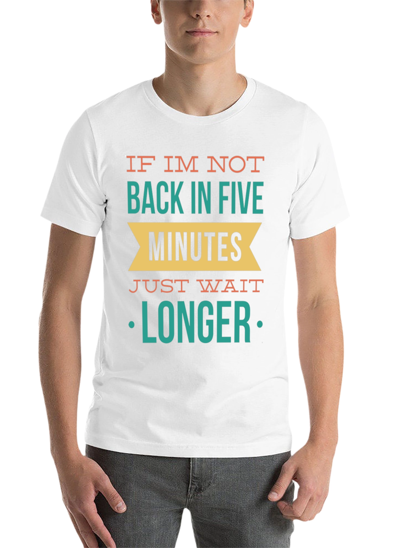 Black Funny Sarcastic Graphic T-Shirt - Wait Longer view 14