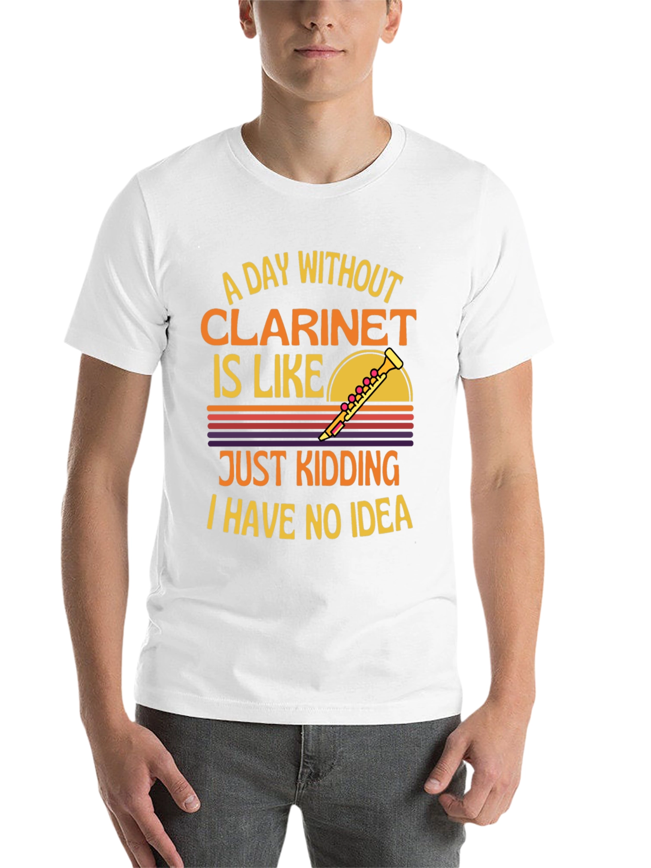 Black Clarinet T-Shirt: A Day Without, Just Kidding! view 14