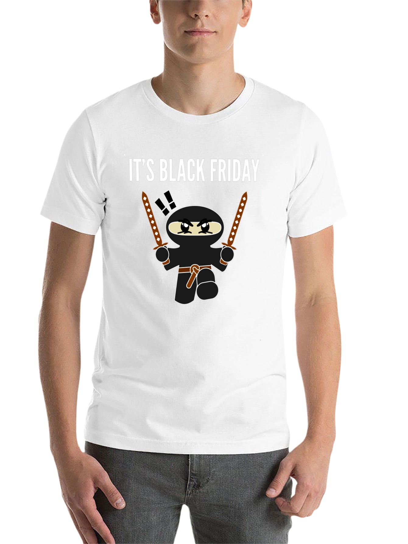 Black It's Black Friday Ninja T-Shirt view 14