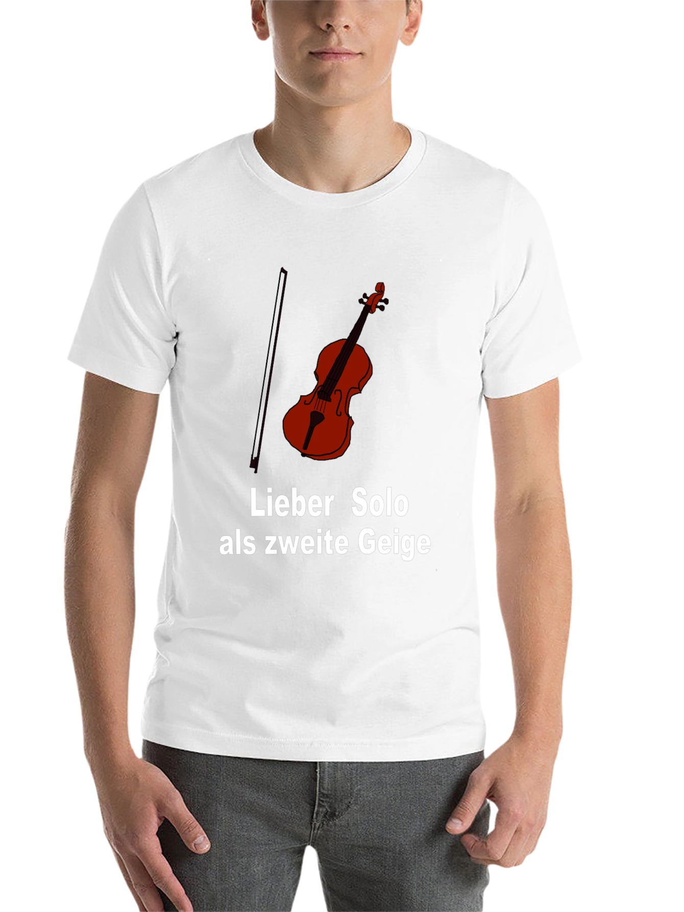 Black Solo Violinist T-Shirt - Lieber Solo als zweite Geige view 14