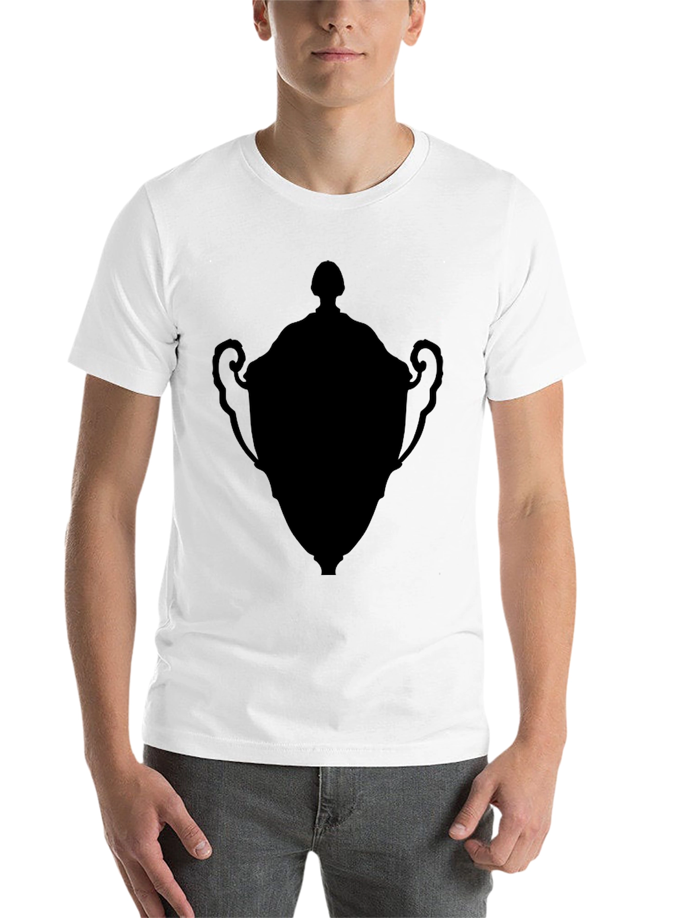 Black Silhouette Trophy Graphic Tee view 14