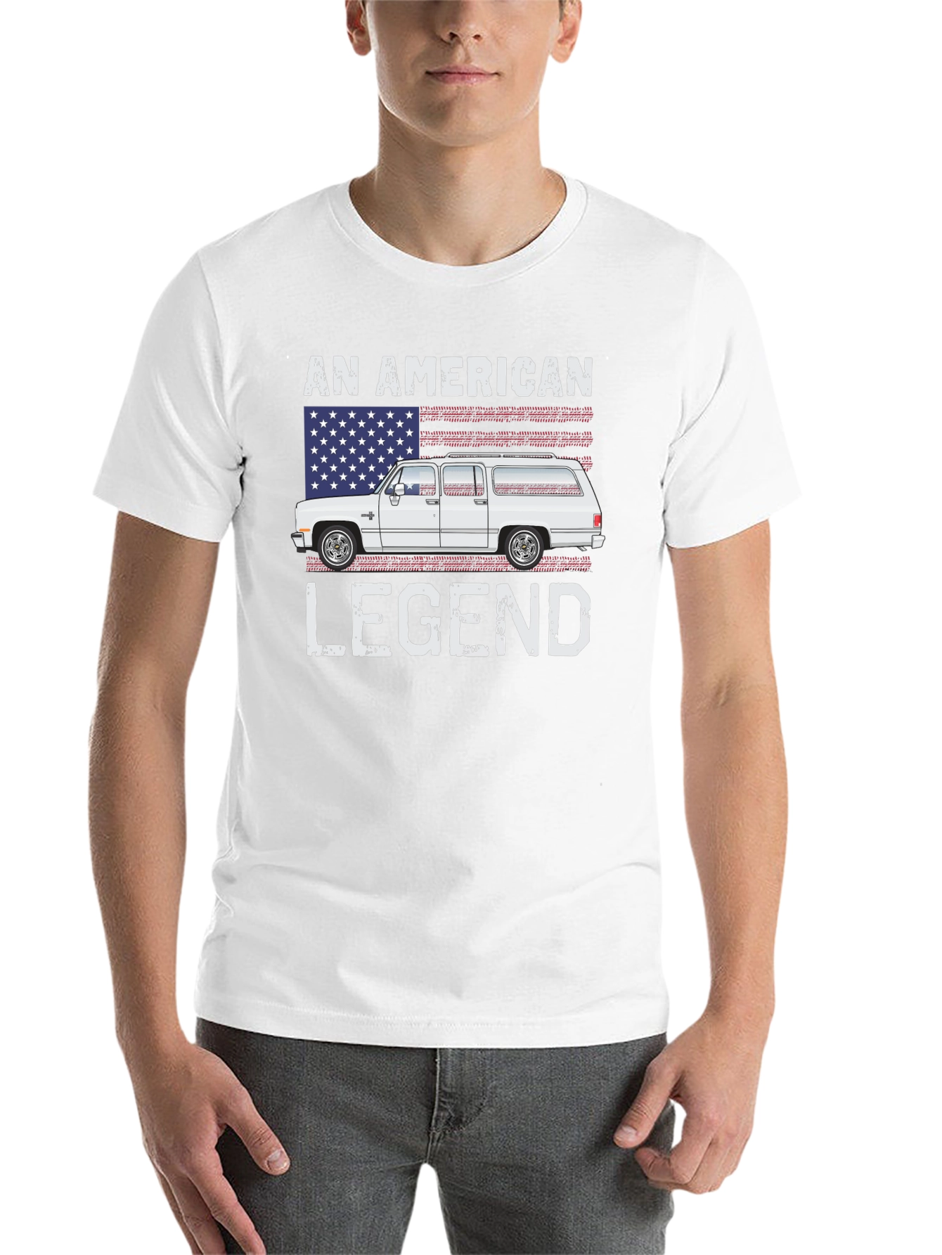 Black American Legend Truck T-Shirt view 14