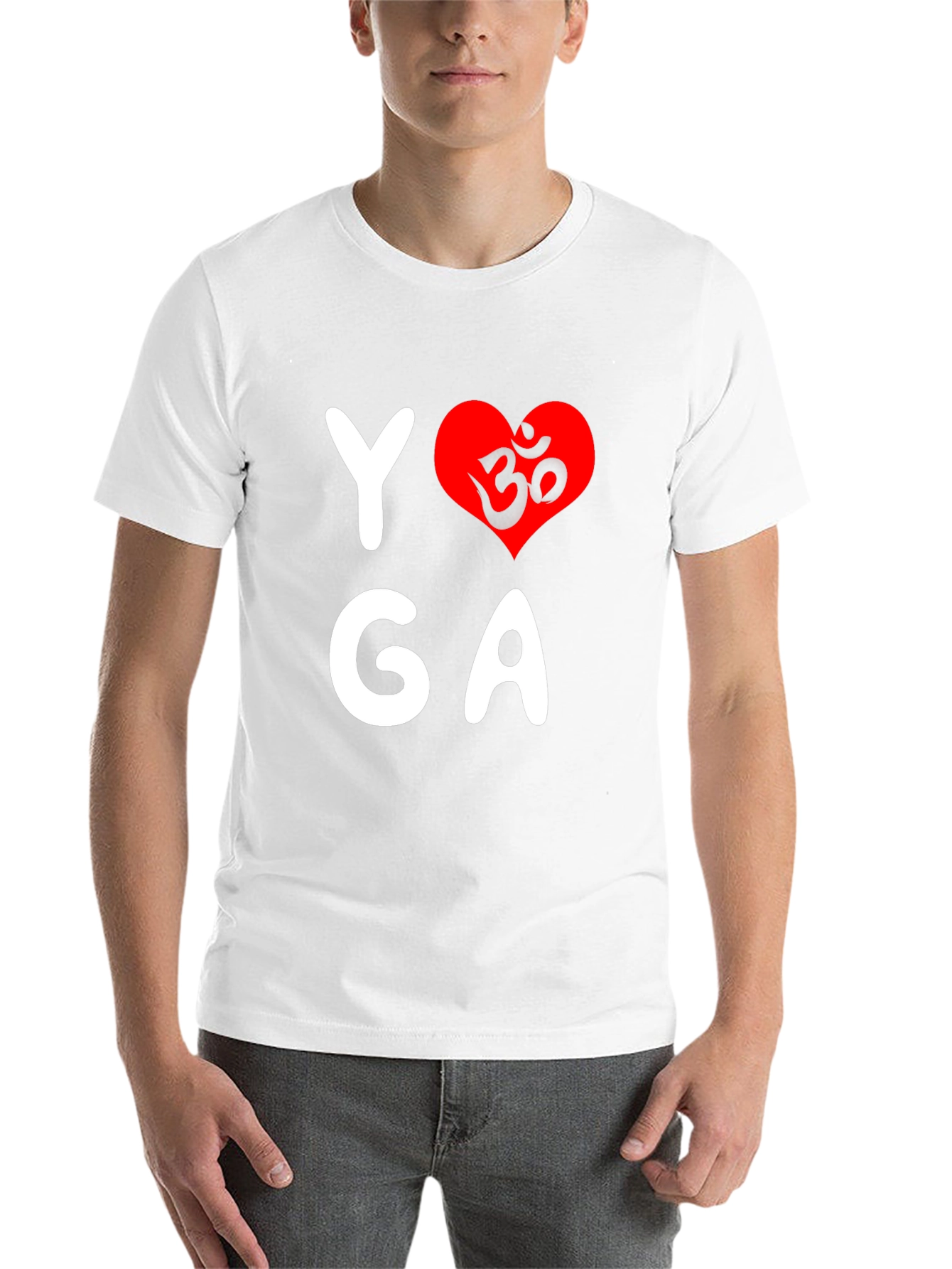 Black Yoga Love Graphic T-Shirt - Black view 14