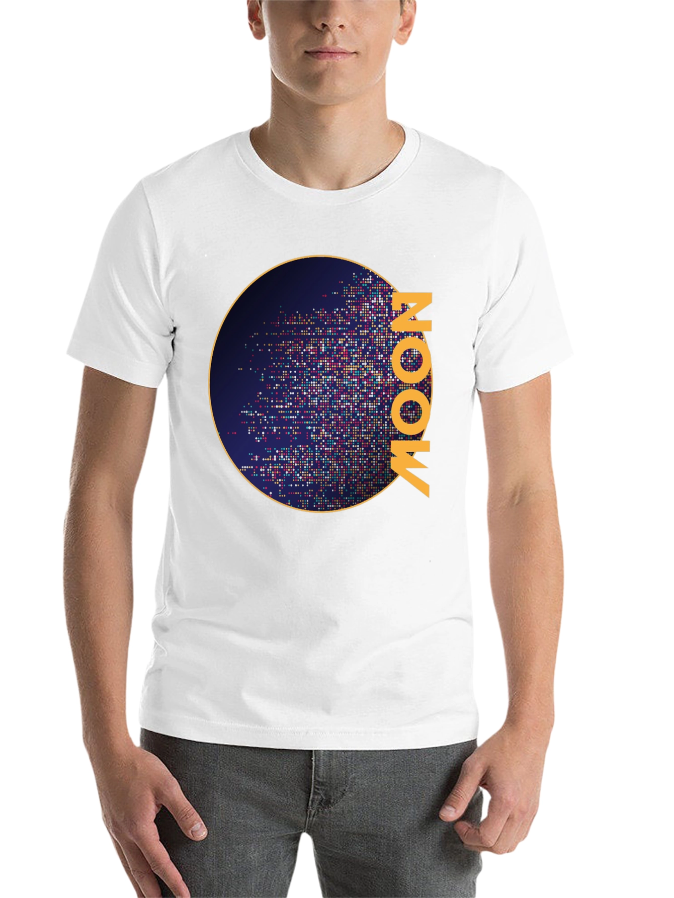 Black Moon Graphic Black T-Shirt view 14