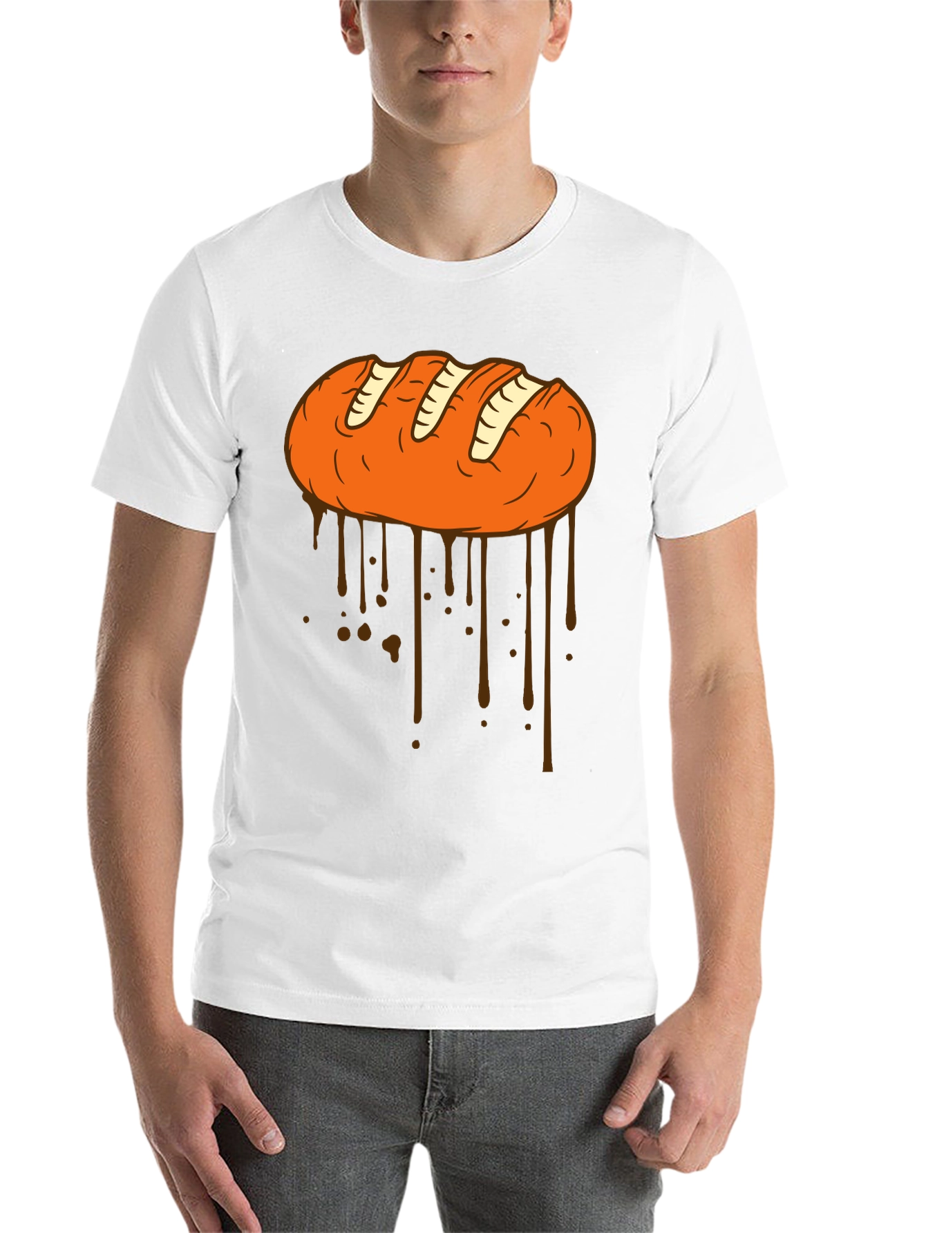 Bread Drip Graphic Tee - Unique Streetwear - 14