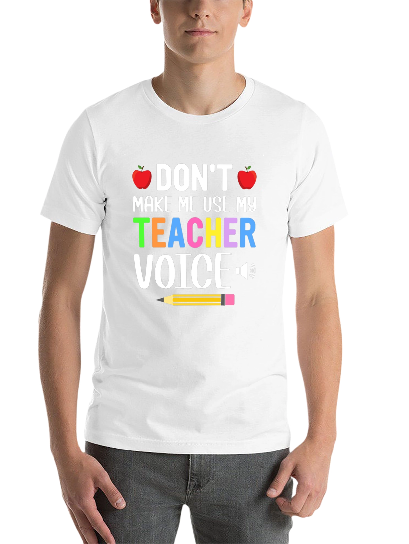 Black Teacher Voice T-Shirt view 14