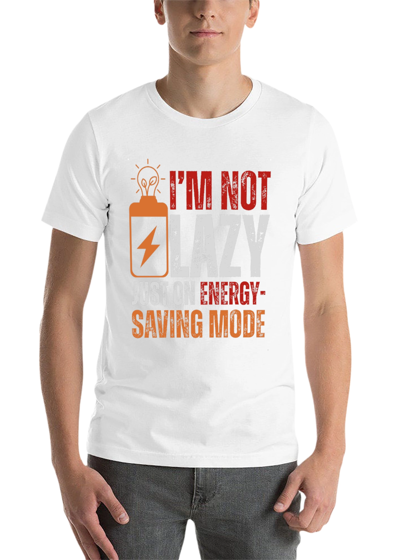 Funny Energy Saving Mode T-Shirt - 14