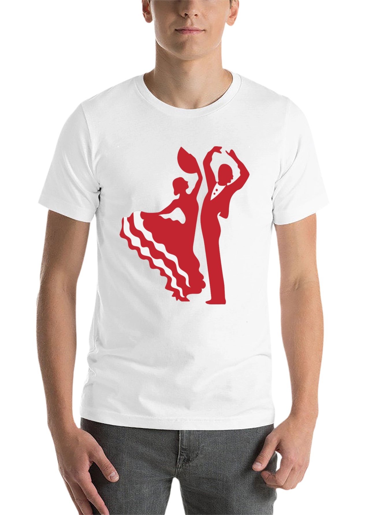 Black Dancing Duo Graphic Tee - Salsa T-Shirt view 14