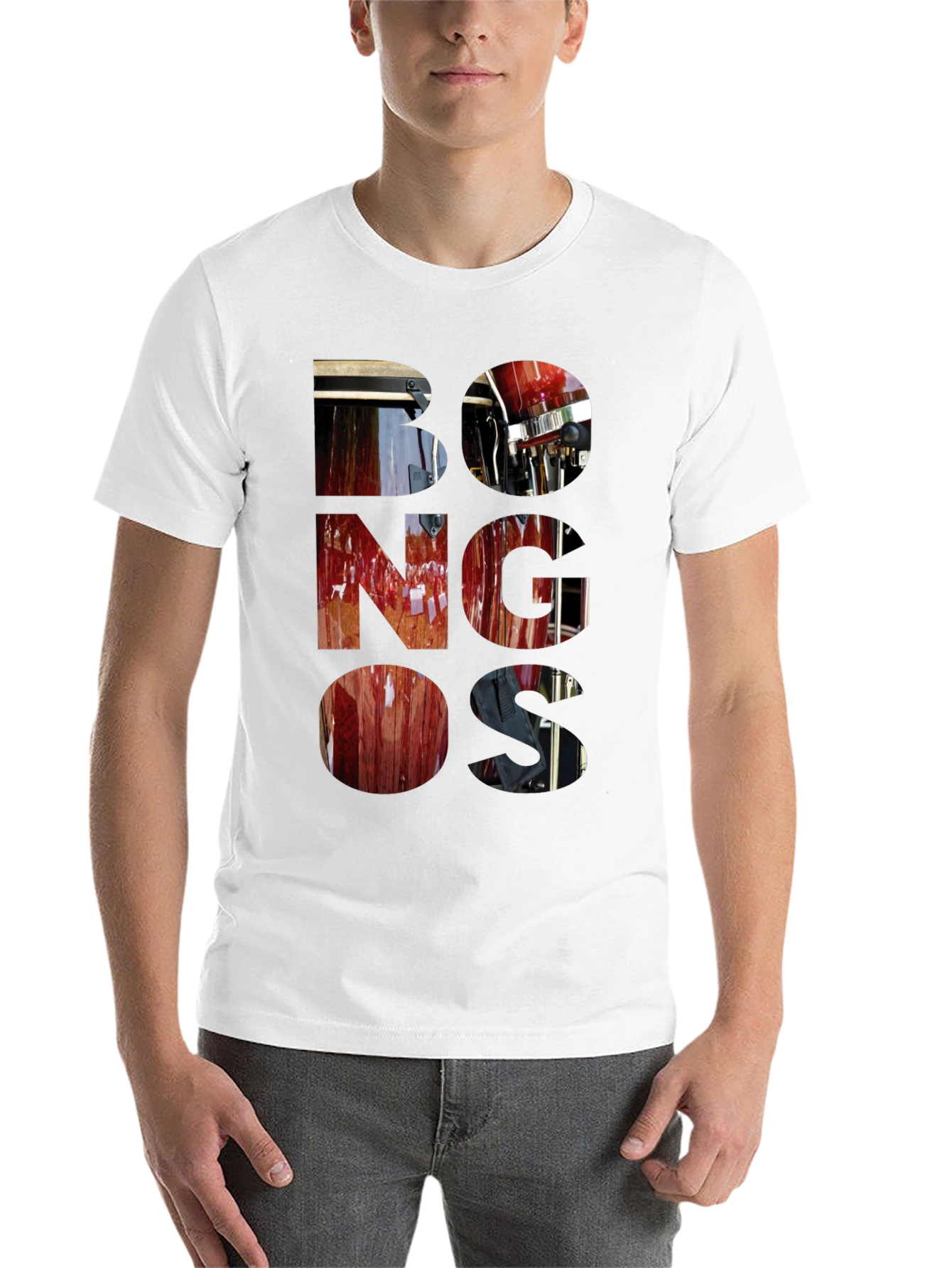 Black Bongos Graphic T-Shirt - Stylish Music Lover Tee view 14