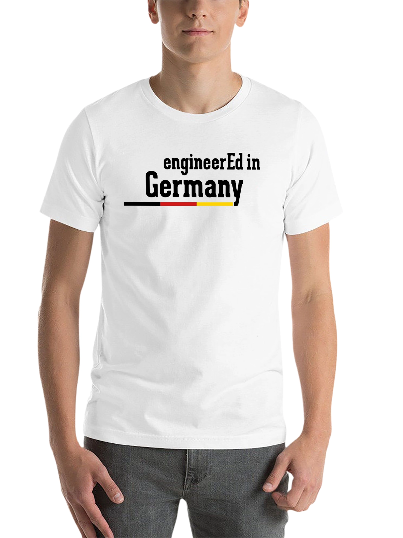 Black EngineerEd in Germany Black T-Shirt view 14