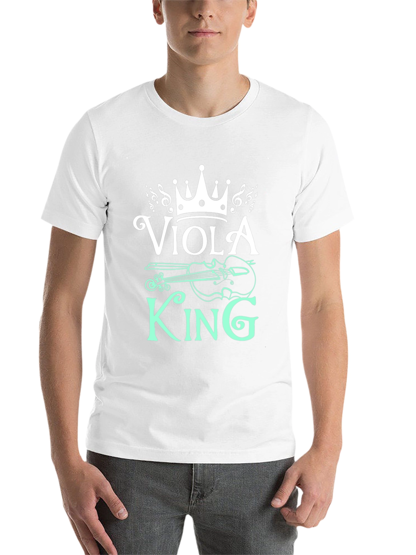 Black Viola King Graphic T-Shirt - Music Lover Tee view 14