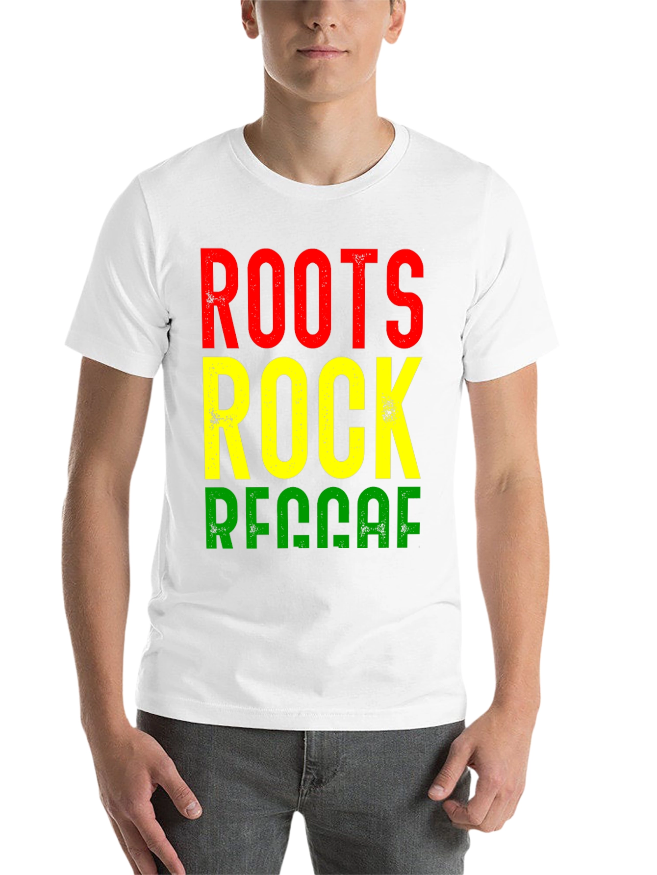 Black Roots Rock Reggae Black T-Shirt view 14