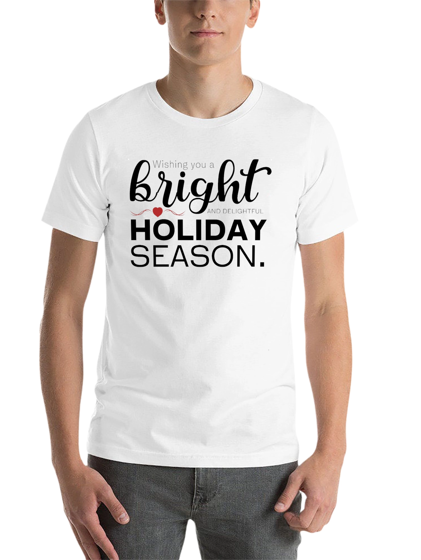 Black Bright Holiday Season T-Shirt view 14