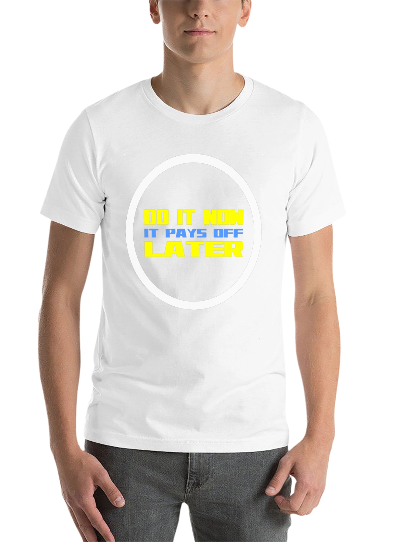 Black Motivational Graphic T-Shirt - Do It Now view 14