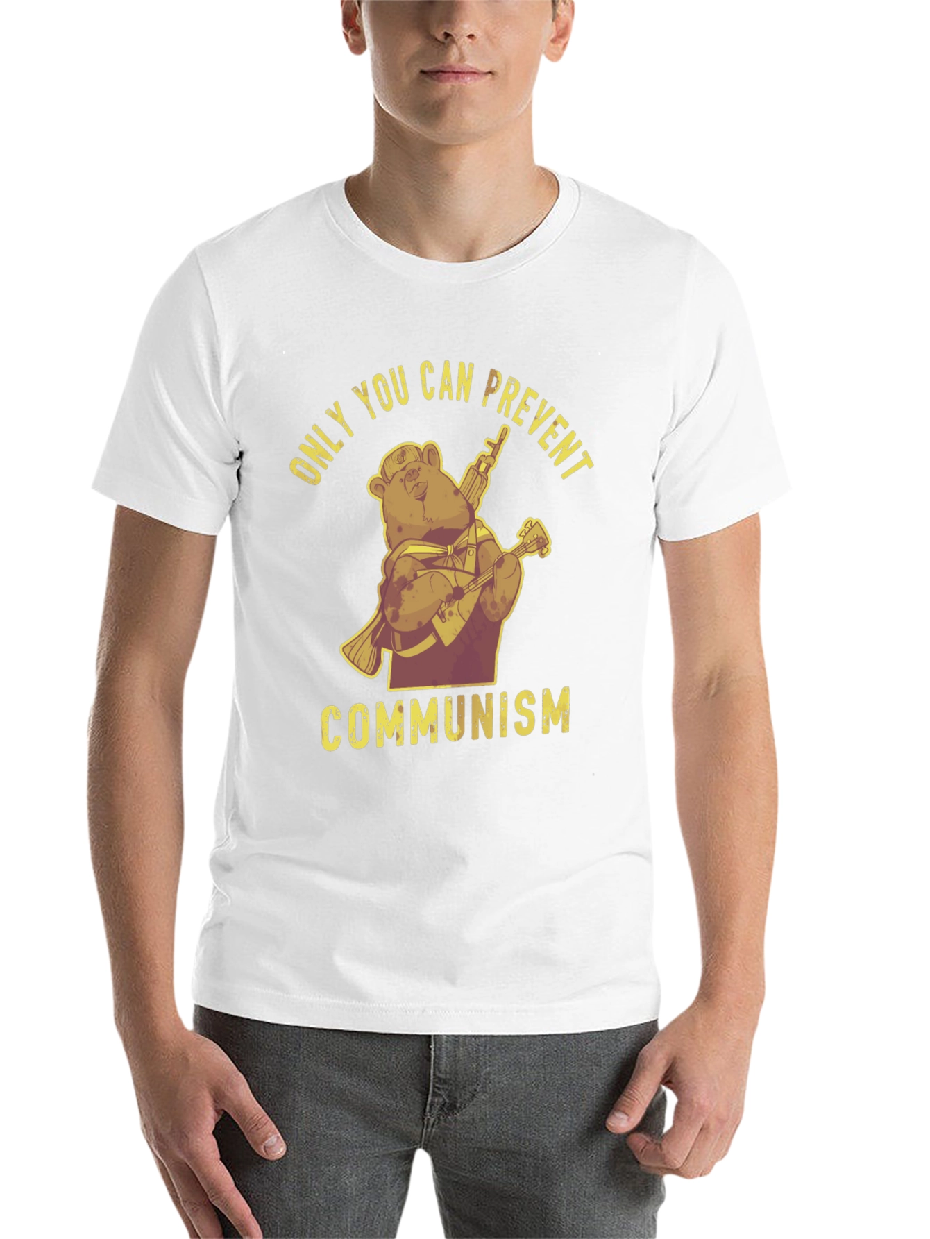 Black Only You Can Prevent Communism T-Shirt view 14