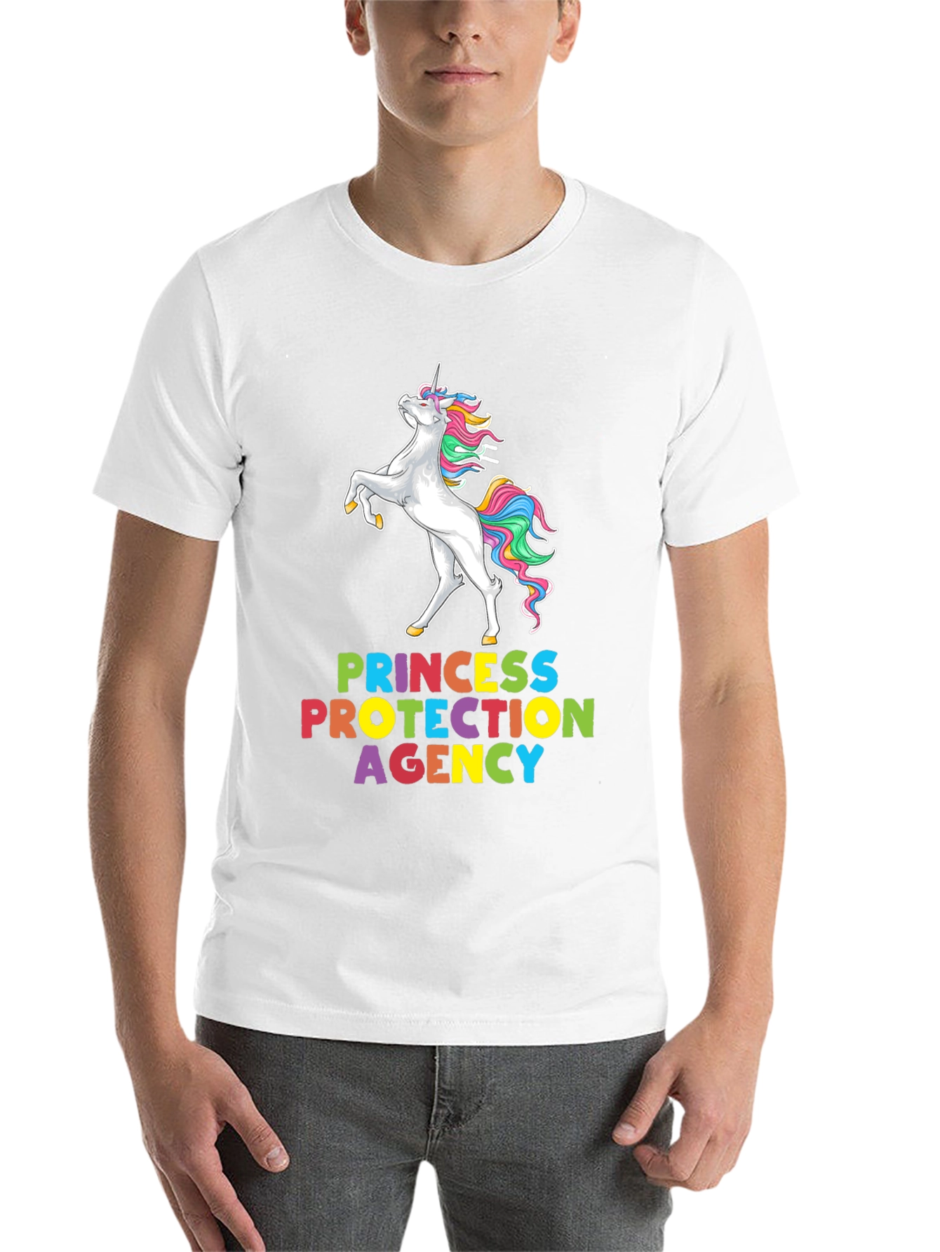 Black Princess Protection Agency Unicorn Graphic Tee view 14
