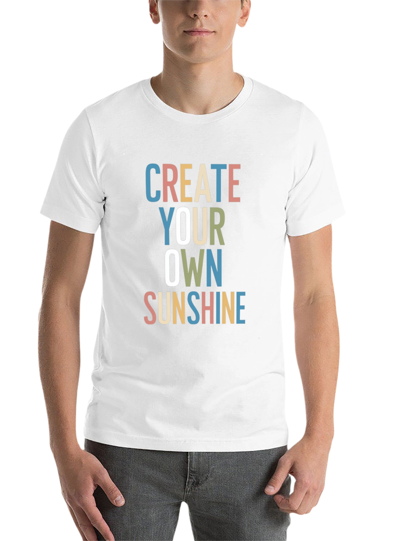 Black Create Your Own Sunshine Graphic Tee view 14