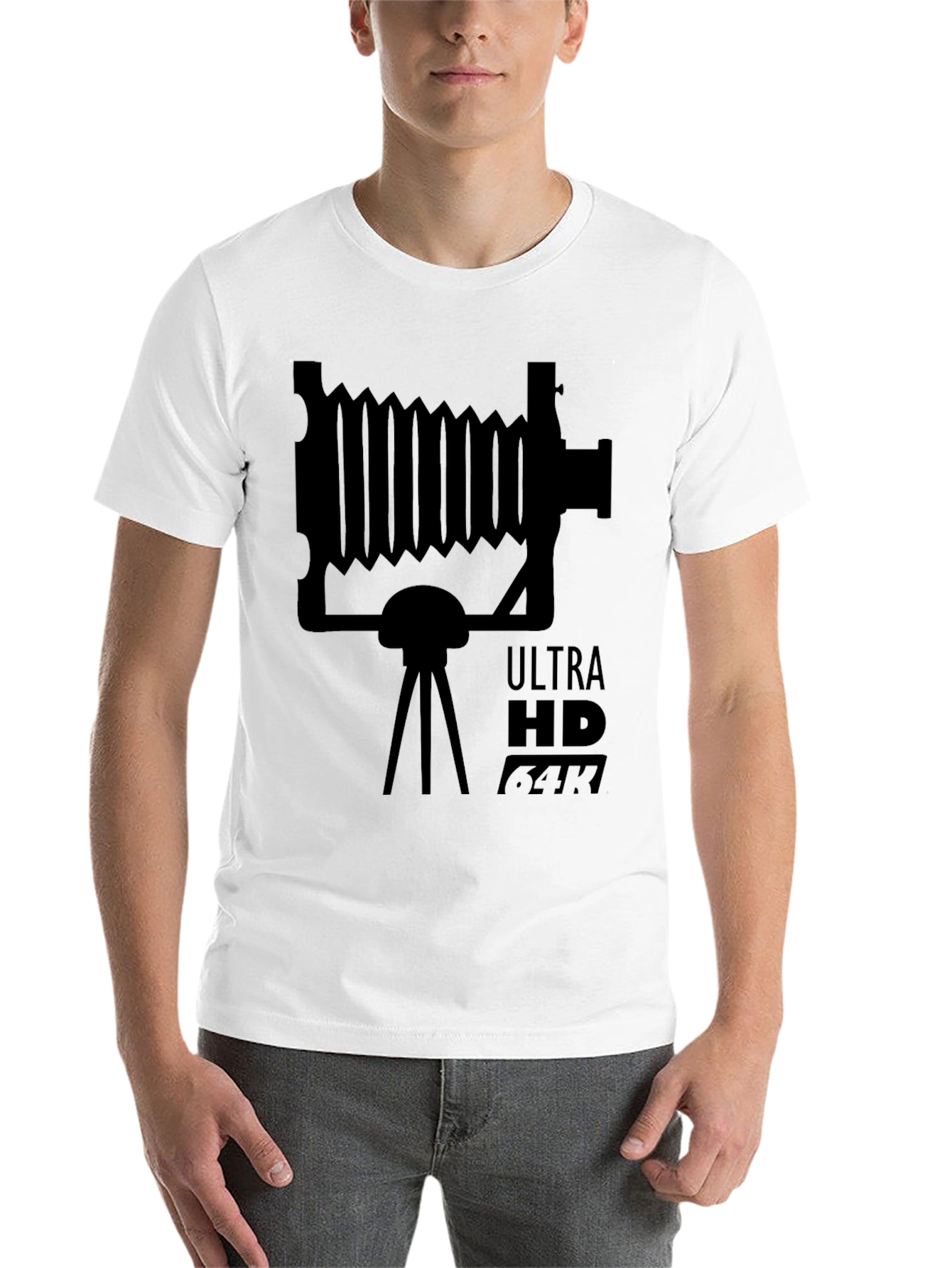 Black Vintage Camera Ultra HD T-Shirt view 14
