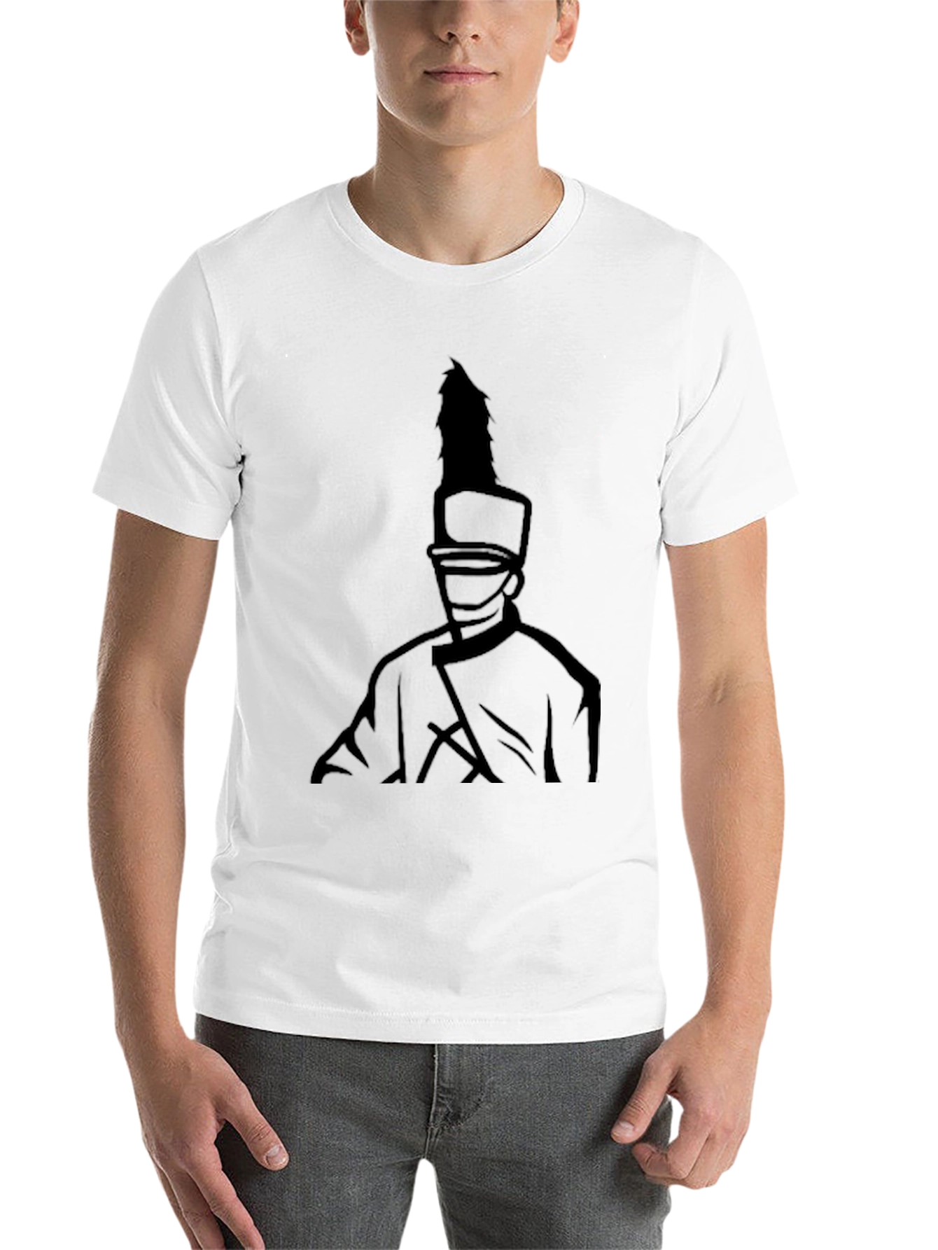 Black Marching Band Graphic Black T-Shirt view 14