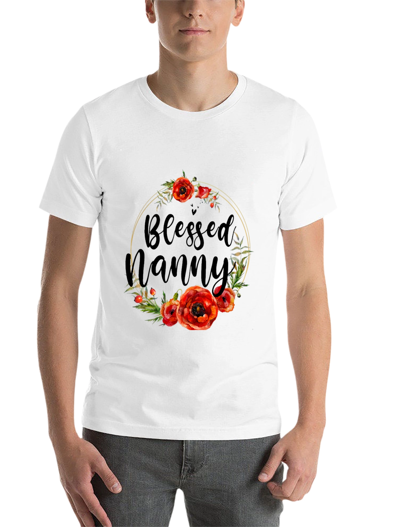 Blessed Nanny Floral T-Shirt - Stylish Comfort - 14
