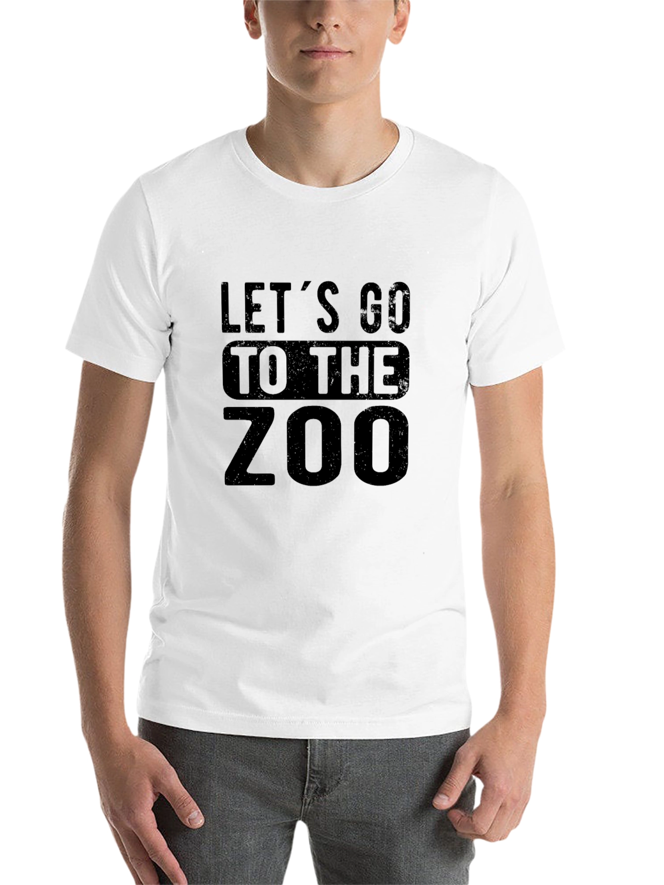 Black Let's Go to the Zoo Graphic Tee view 14
