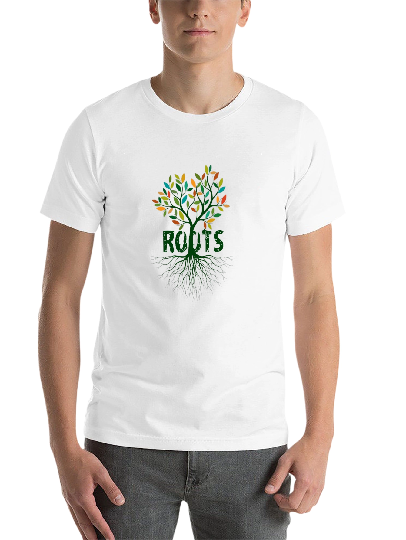 Roots Tree Graphic Tee - Stylish Nature Shirt - 14