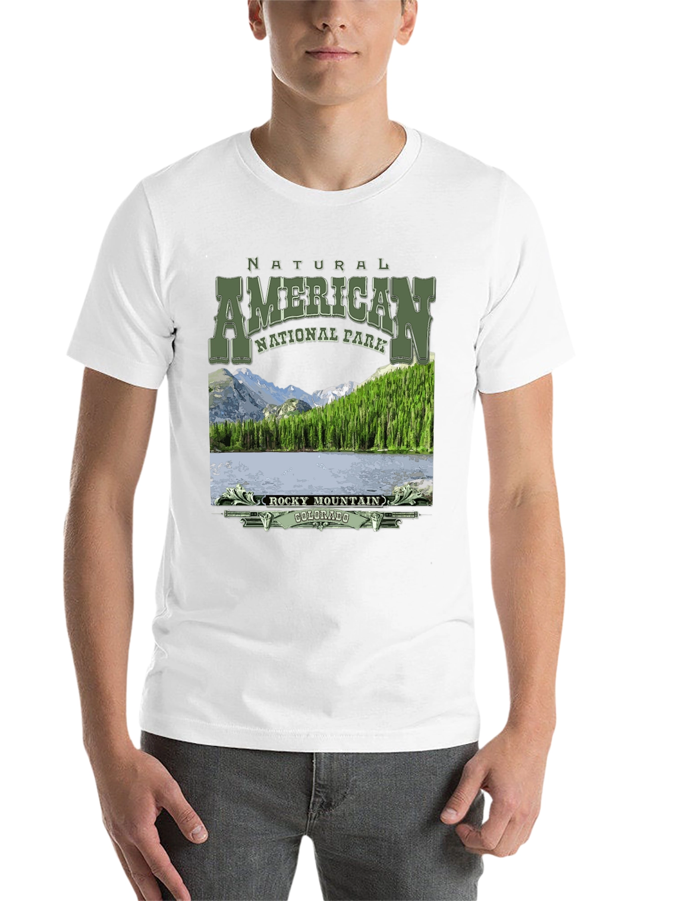 Black Rocky Mountain National Park T-Shirt view 14