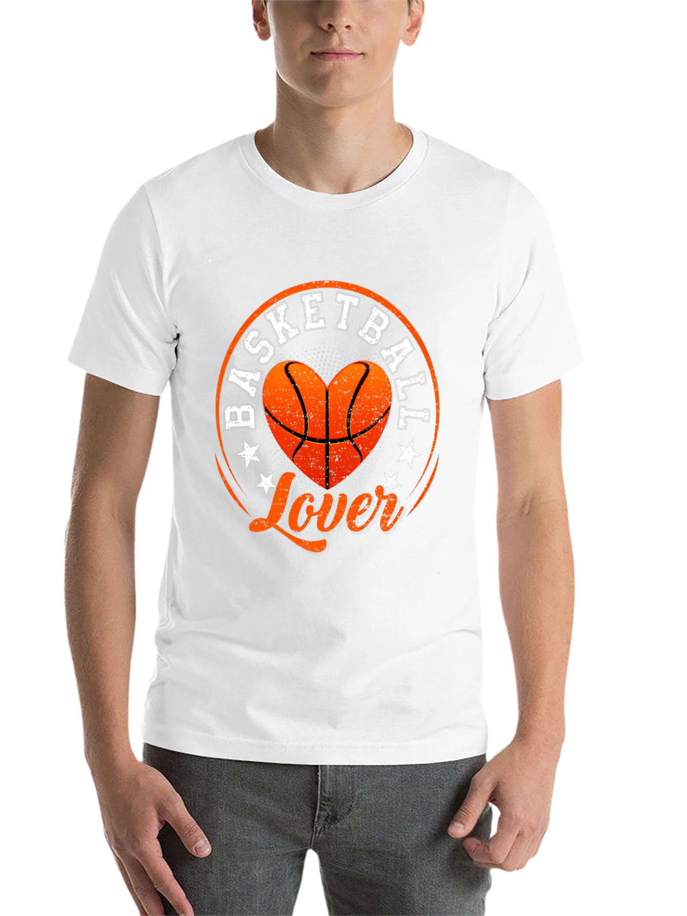 Black Basketball Lover Graphic T-Shirt view 14