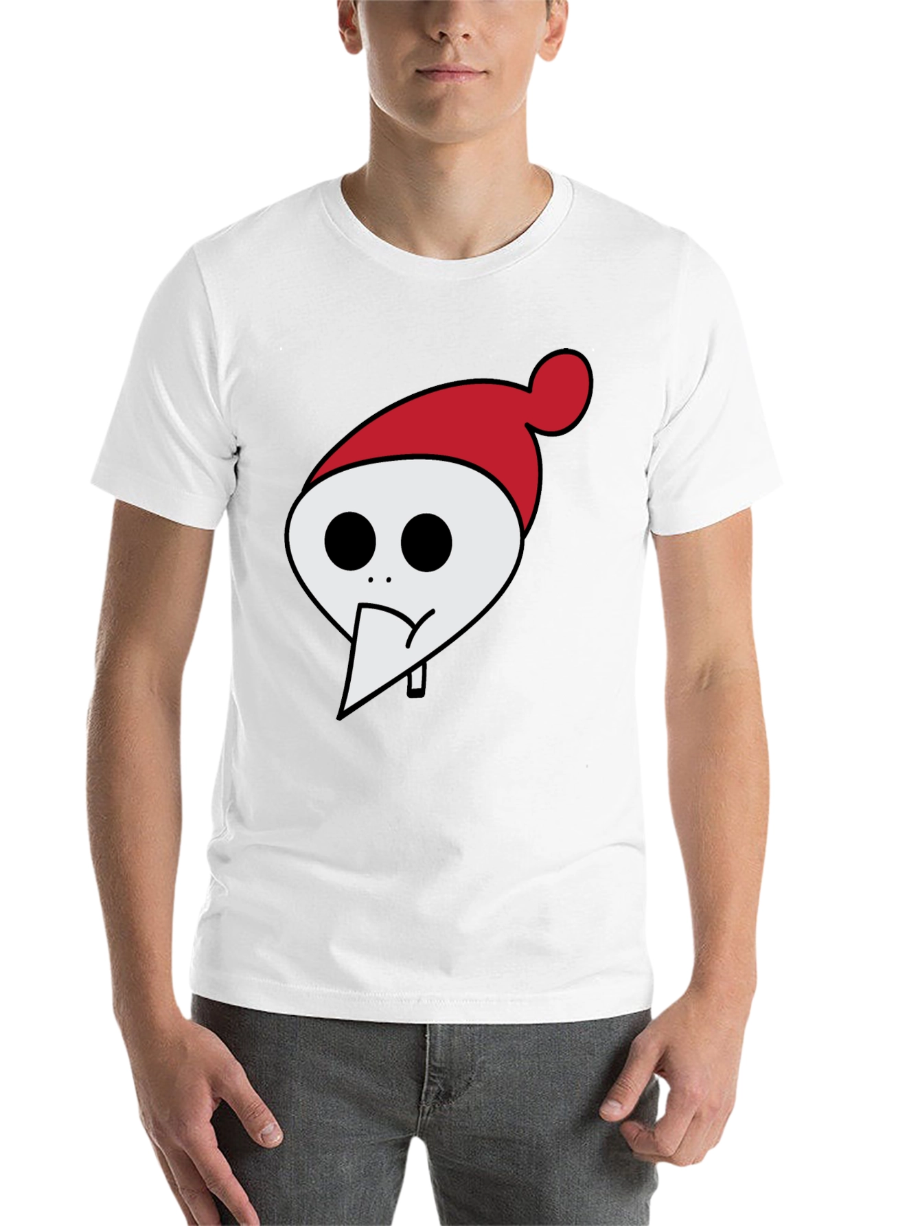 Black Whimsical Holiday Character Tee - Black view 14