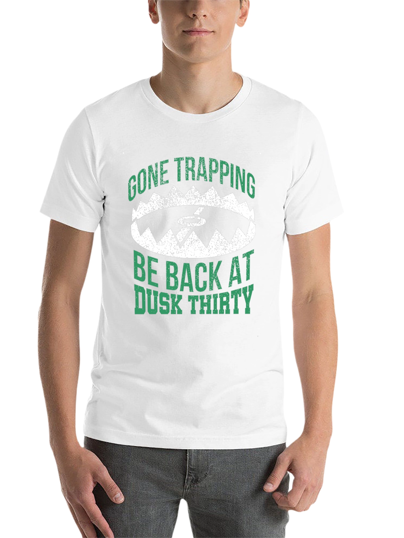 Black Gone Trapping Graphic T-Shirt view 14