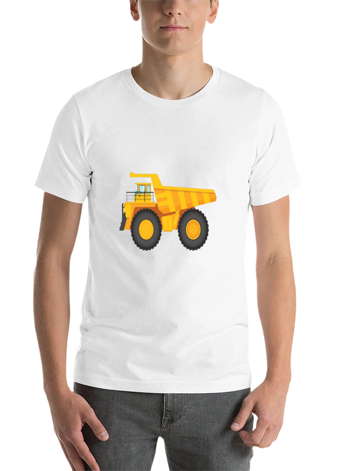 Black Truck T-Shirt - Cool Construction Vehicle Tee view 14