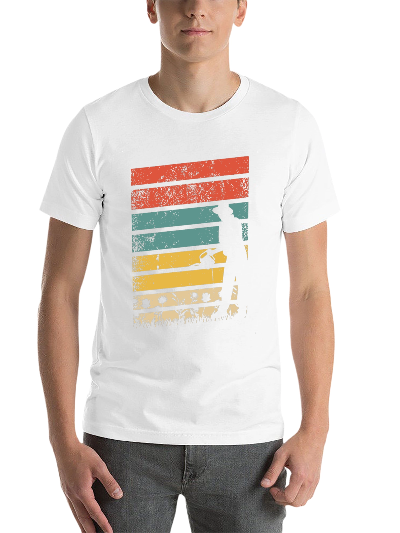 Gardener Sunset Graphic Tee - Retro Style - 14