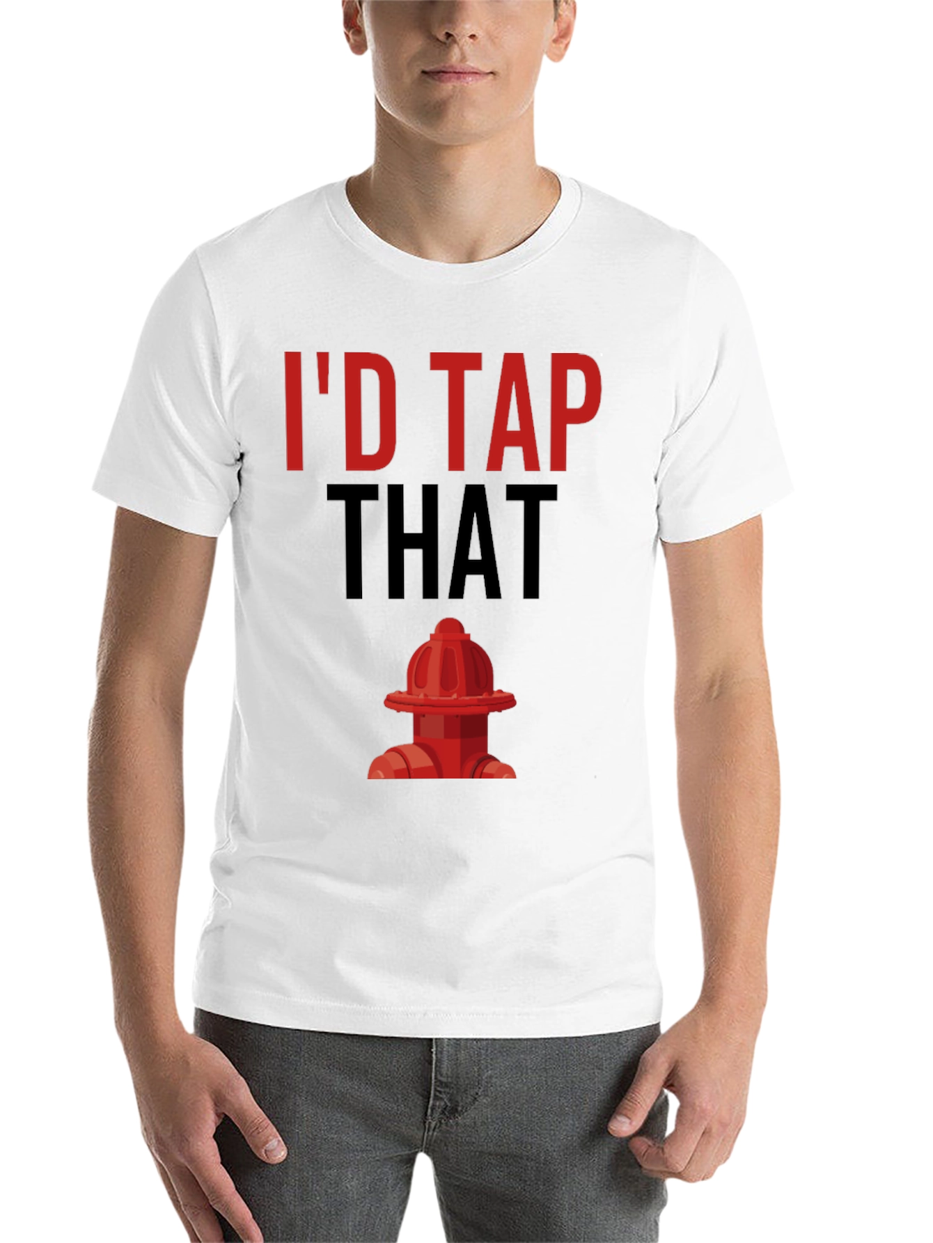 Black I'd Tap That Graphic T-Shirt view 14